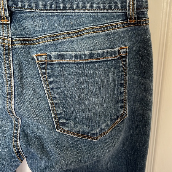 Ann Taylor LOFT Curvy Boot Denim Jeans Women's 28/6 Blue Cotton Blend Low Rise - Picture 12 of 16